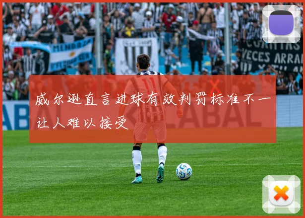 威尔逊直言进球有效判罚标准不一让人难以接受